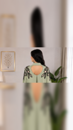 ⁦جلابية مناسبات قطن مصري 100% بخرز انيق |حلاوة قطن ياسمين ٤⁩ - الصورة ⁦3⁩